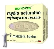 Mydło naturalne wykonywane ręcznie - z mlekiem kozim