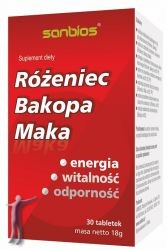 Różeniec Bakopa Maka (30 tabletek)