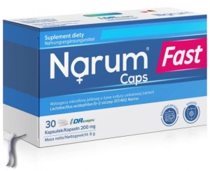 Narum Fast - metabiotyk 200 mg, (30 kapsułek)