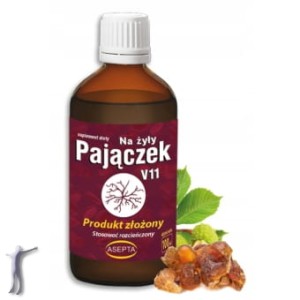 Pajączek V11 Olejek na żyły (100ml)