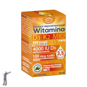 Witamina D3 K2 MK7 (D3 4000IU K2 100mcg) krople (10ml)