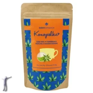 Konopielka herbatka z kwiatów konopi siewnych w Polsce uprawianych 16g (20 saszetek)