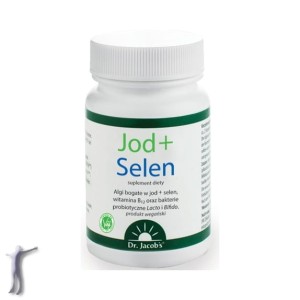 Jod + Selen (90 kapsułek) - produkt wegański